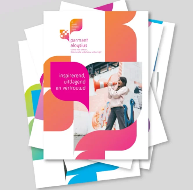 Naam concept, visuele identiteit, positionering en branding voor scholengroep Parmant Scholen en zes aangesloten scholen
