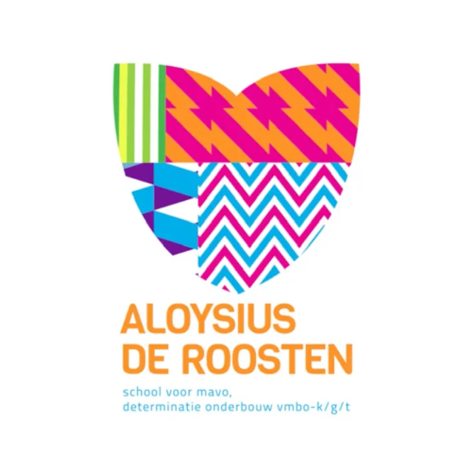 Visuele identiteit en branding voor Aloysius De Roosten mavo