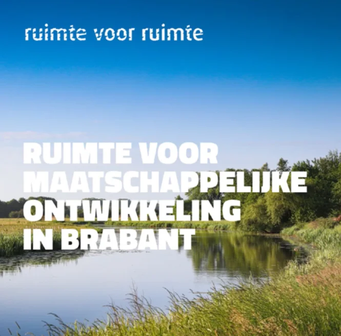 Visuele identiteit, branding en uitwerking naar diverse middelen waaronder voor provinciale ontwikkelingsmaatschappij Ruimte voor Ruimte