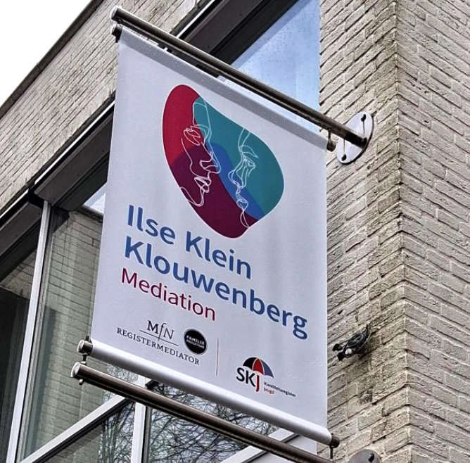 Visuele identiteit en uitwerking naar diverse middelen voor Ilse Klein Klouwenberg Mediation